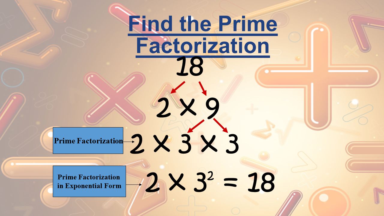 Find the Prime Factorization