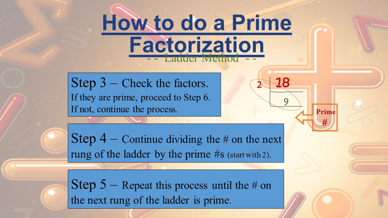 How to do a Prime Factorization