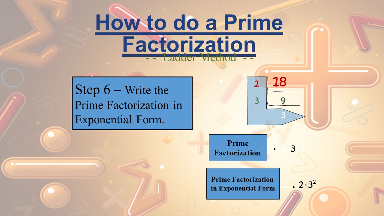 How to do a Prime Factorization