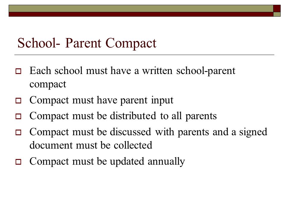 School- Parent Compact