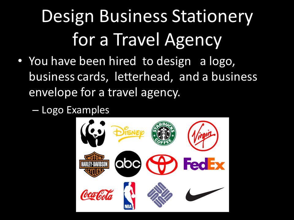 Design Business Stationery for a Travel Agency