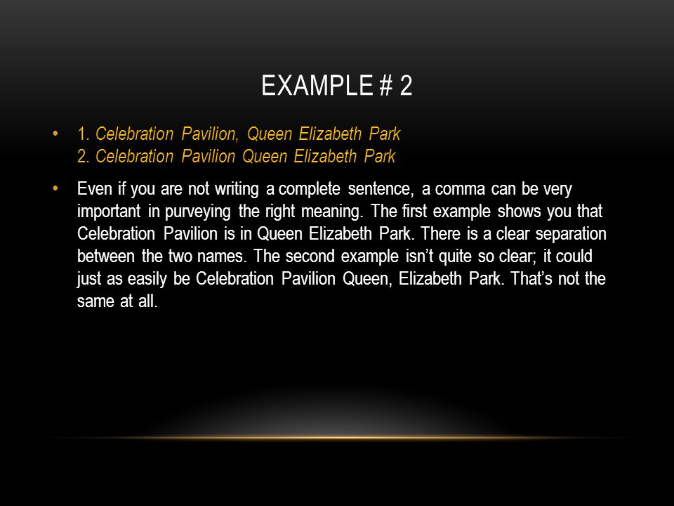 Example # 2 1. Celebration Pavilion, Queen Elizabeth Park 2. Celebration Pavilion Queen Elizabeth Park.