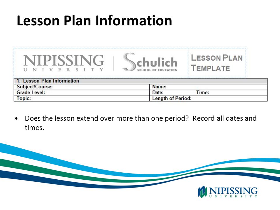 Lesson Plan Information