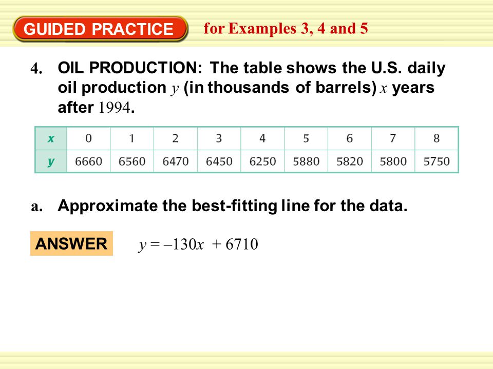 GUIDED PRACTICE for Examples 3, 4 and