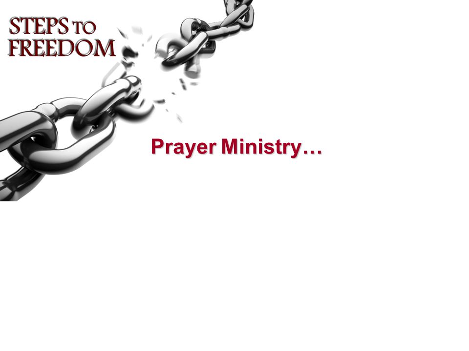 Prayer Ministry…
