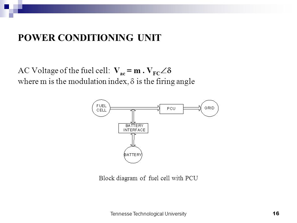 POWER CONDITIONING UNIT