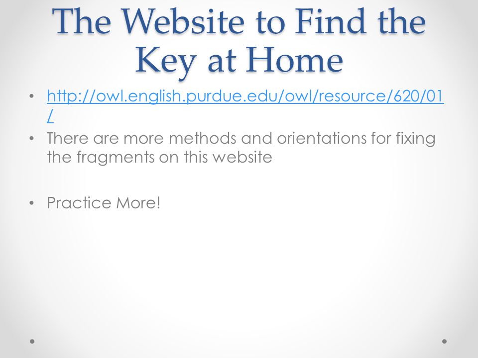 The Website to Find the Key at Home