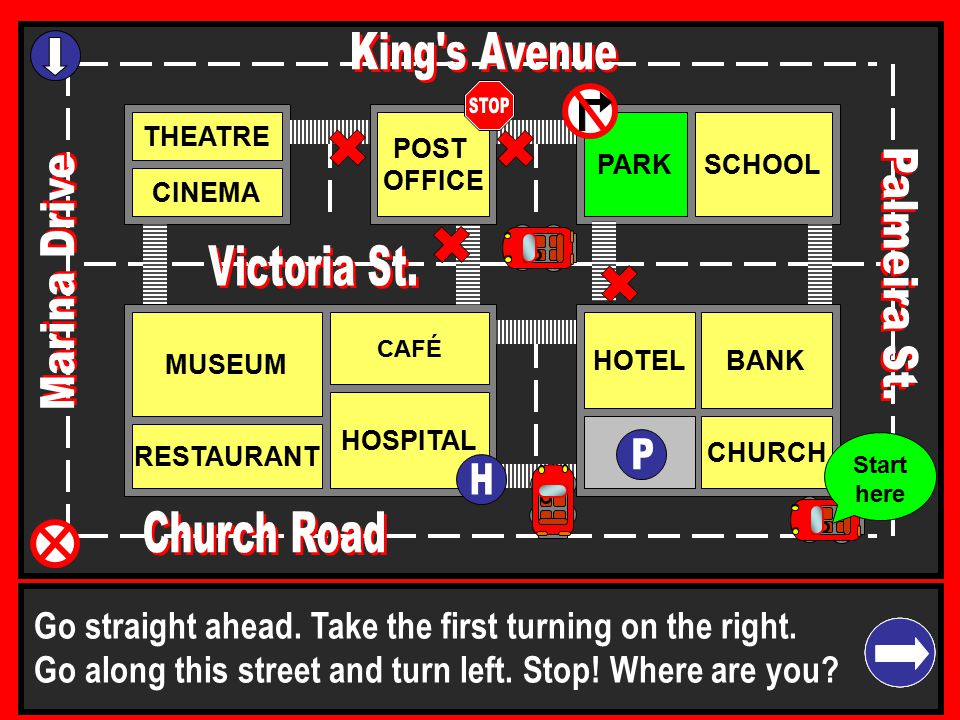 King s Avenue STOP + + Palmeira St. Marina Drive + Victoria St. + P H