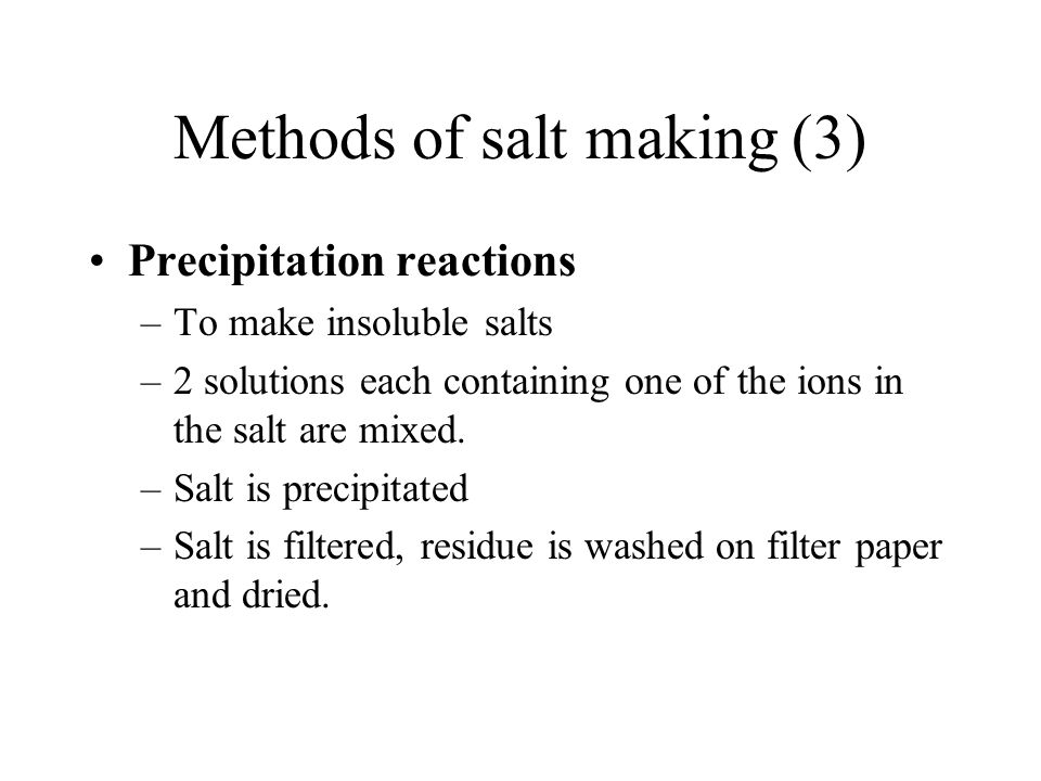 Methods of salt making (3)