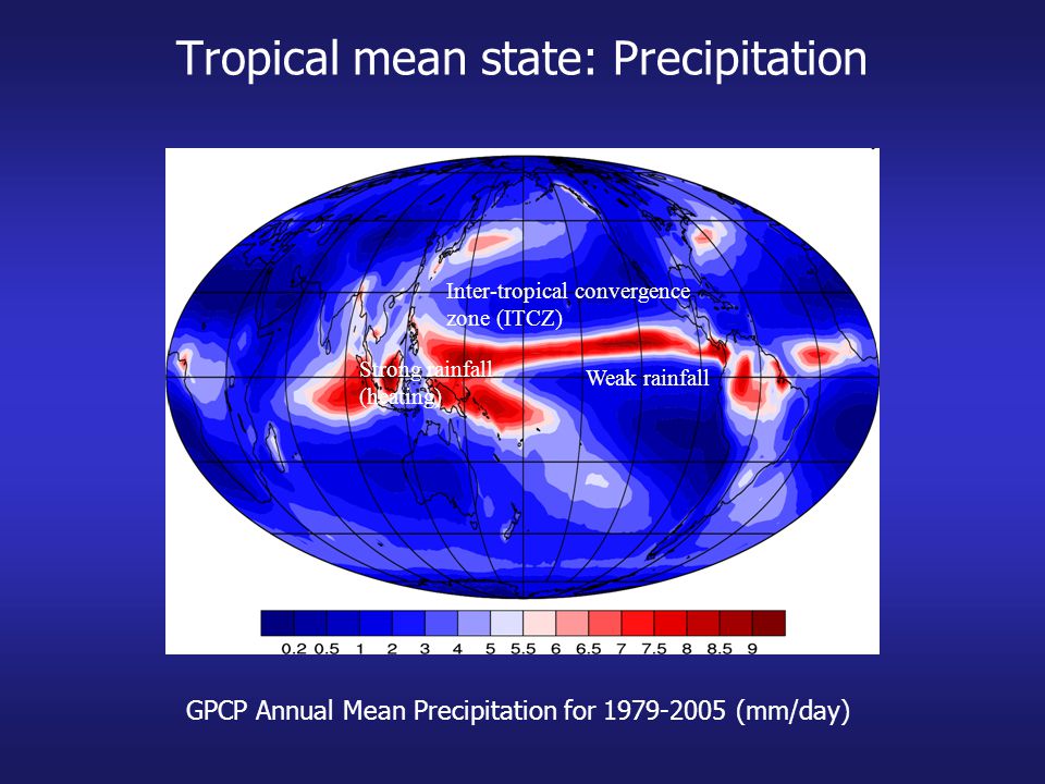 Tropical mean state: Precipitation