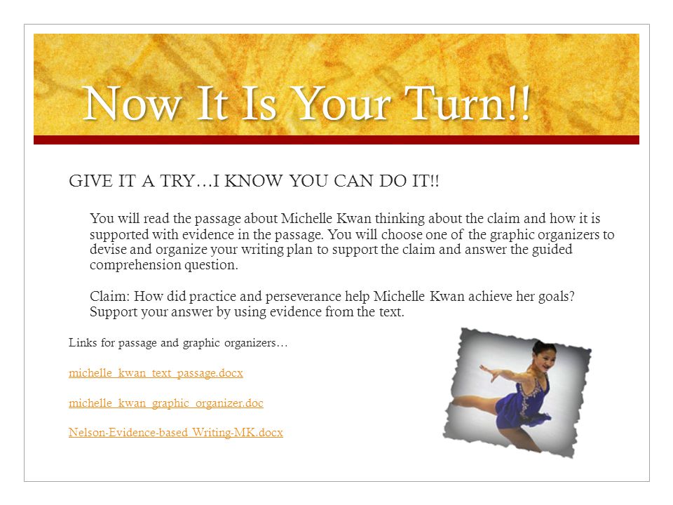 Now It Is Your Turn!! GIVE IT A TRY…I KNOW YOU CAN DO IT!!