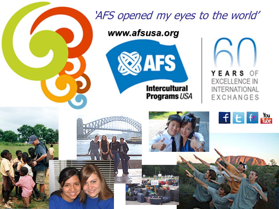 ‘AFS opened my eyes to the world’
