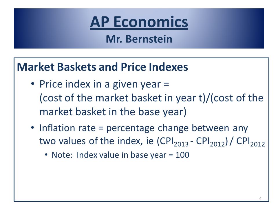 AP Economics Mr. Bernstein