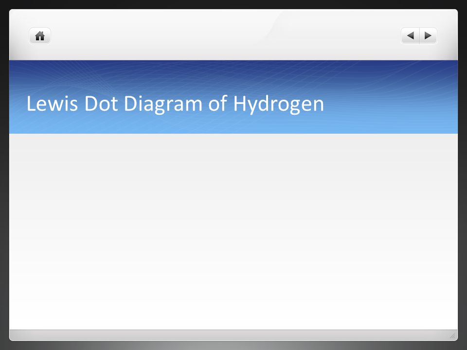 Lewis Dot Diagram of Hydrogen