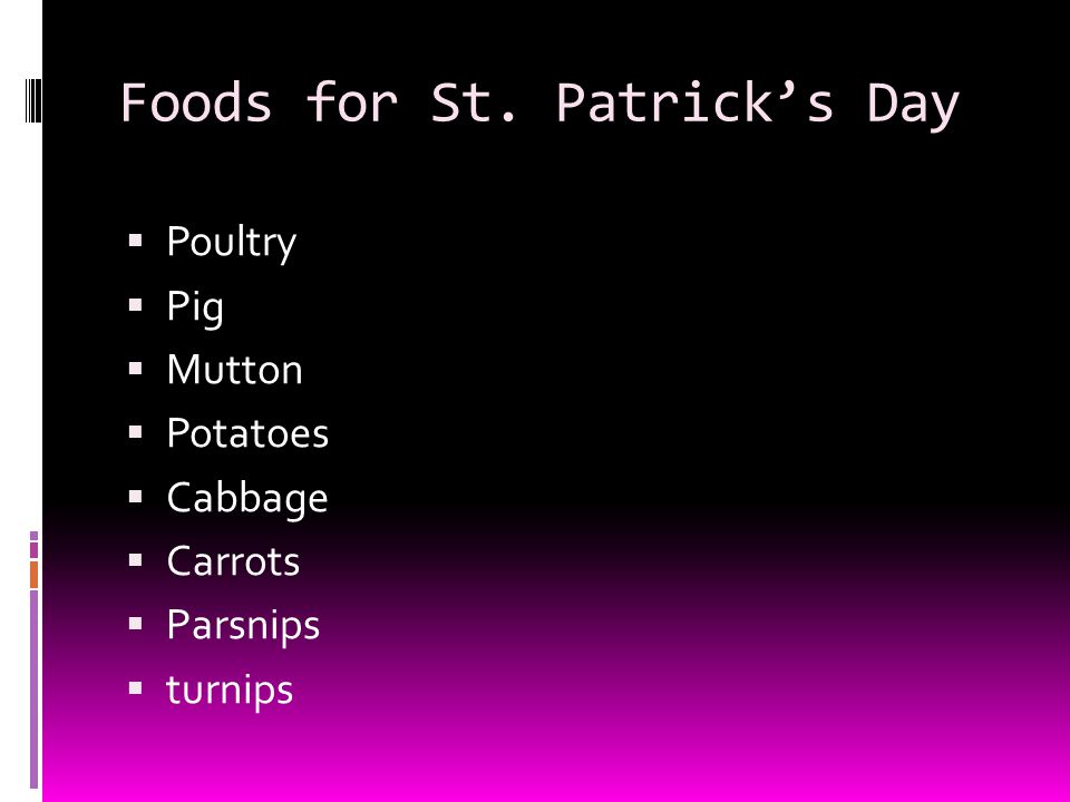 Foods for St. Patrick’s Day