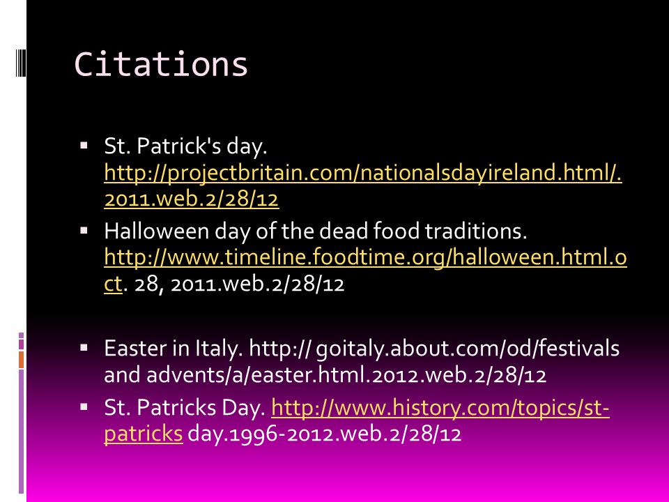 Citations St. Patrick s day web.2/28/12.
