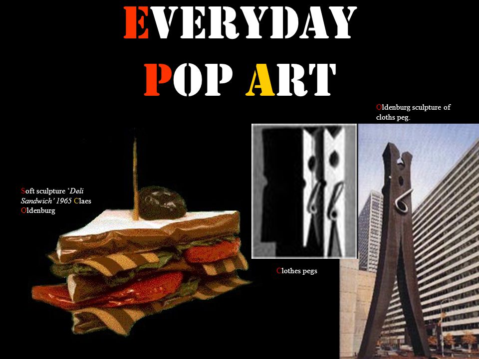 Everyday Pop Art Oldenburg sculpture of cloths peg.