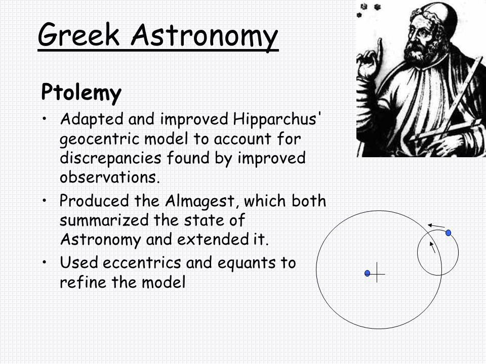 Greek Astronomy Ptolemy