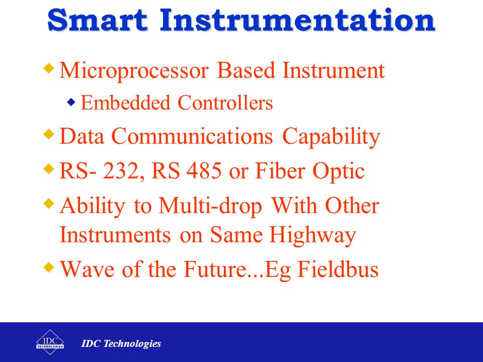 Smart Instrumentation