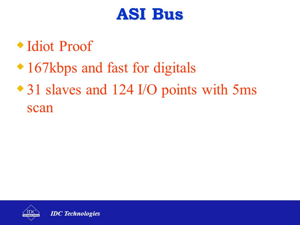 ASI Bus Idiot Proof 167kbps and fast for digitals