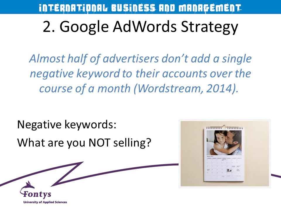 2. Google AdWords Strategy