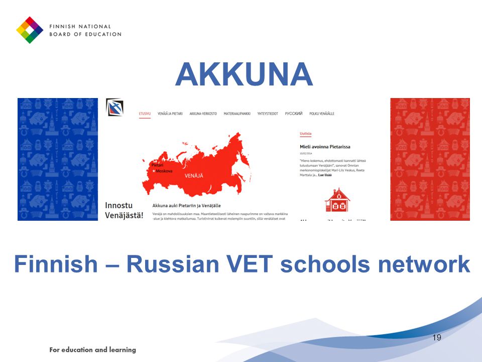 AKKUNA Finnish – Russian VET schools network