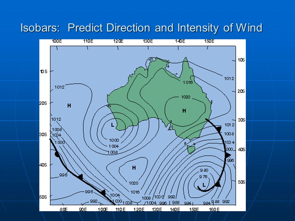 Isobars: Predict Direction and Intensity of Wind