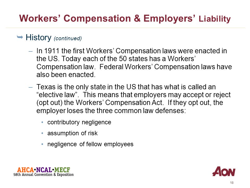 Workers’ Compensation & Employers’ Liability