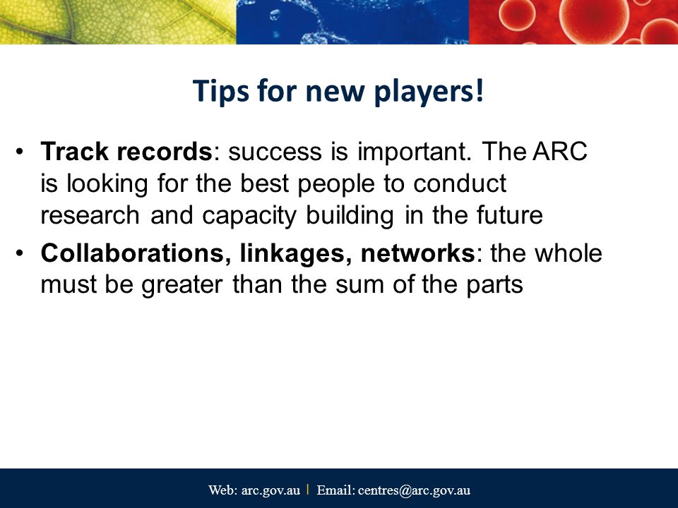 Tips for new players!
