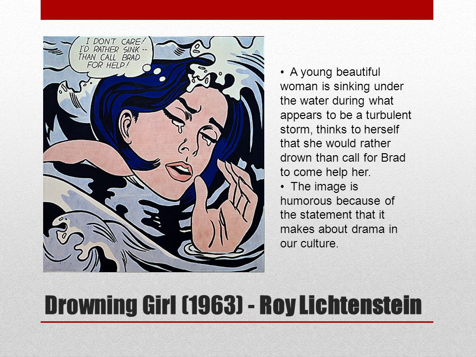 Drowning Girl (1963) - Roy Lichtenstein