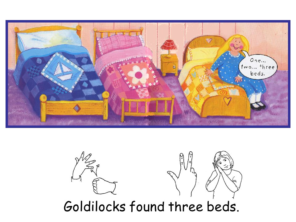 Goldilocks found three beds.