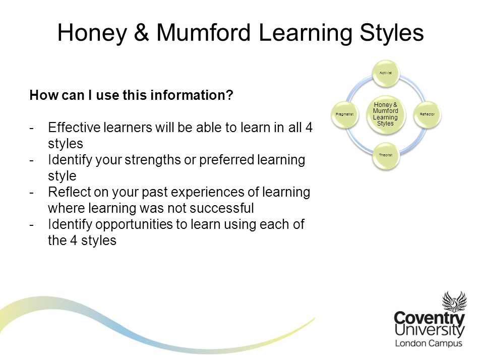 Honey & Mumford Learning Styles