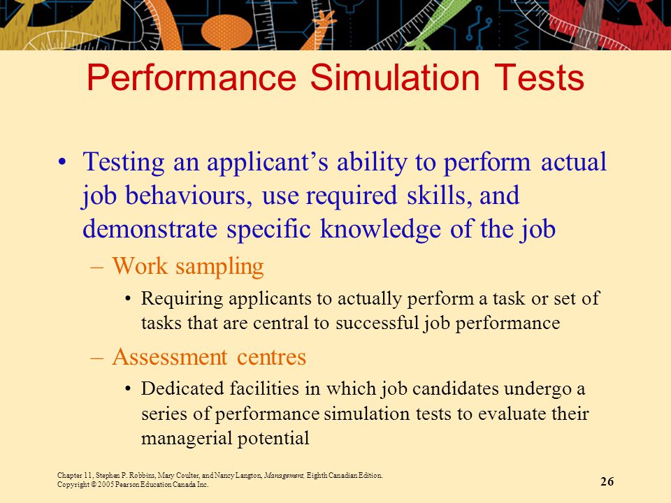 Performance Simulation Tests