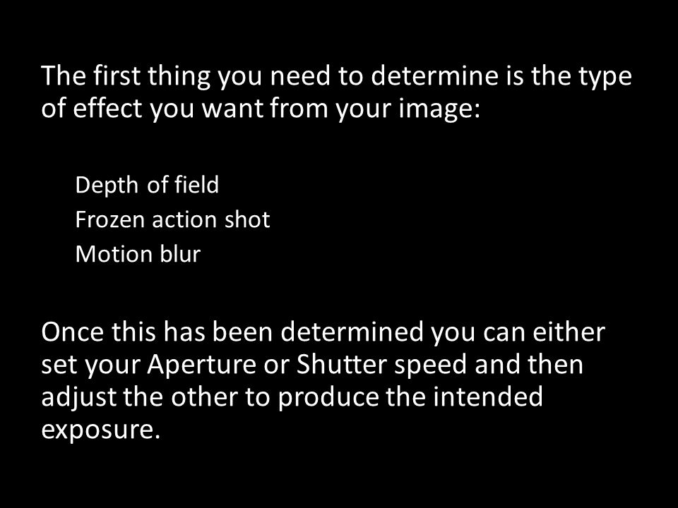 The first thing you need to determine is the type of effect you want from your image:
