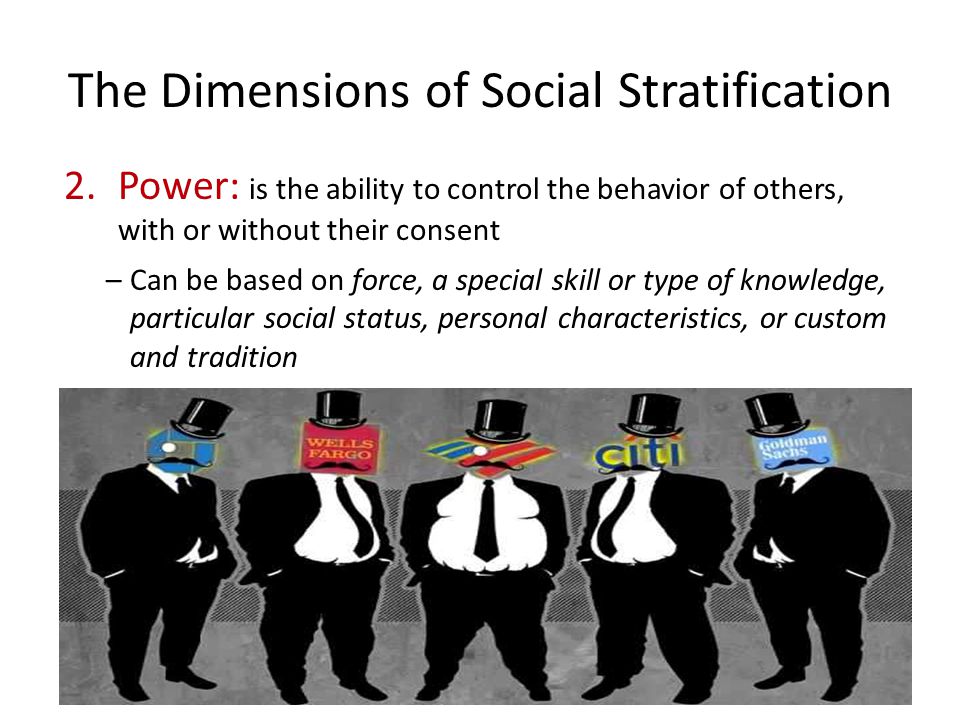 The Dimensions of Social Stratification