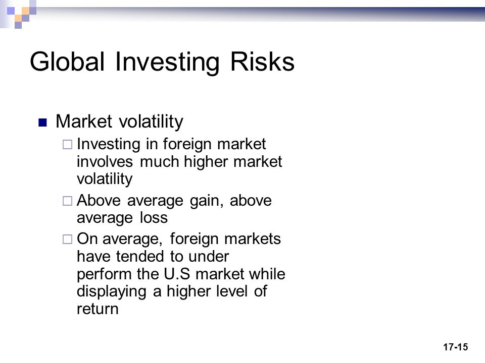 Global Investing Risks