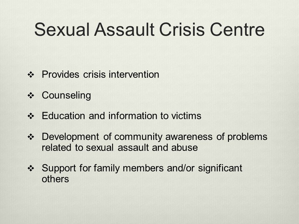 Sexual Assault Crisis Centre