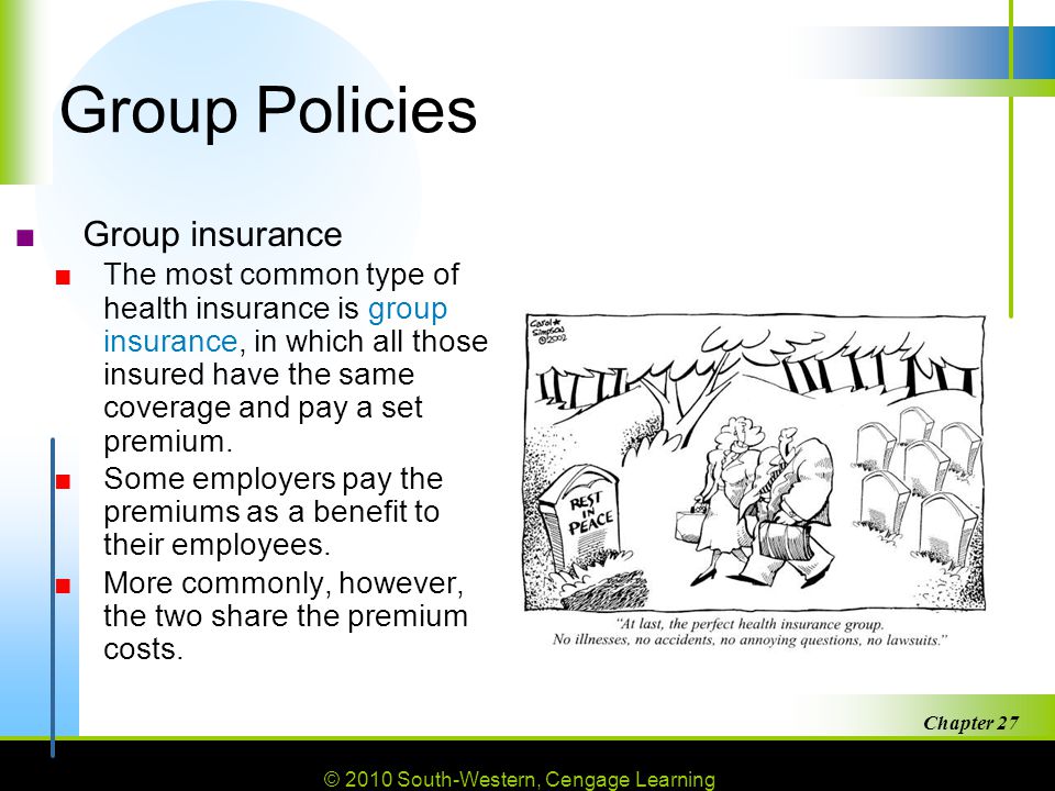 Group Policies Group insurance