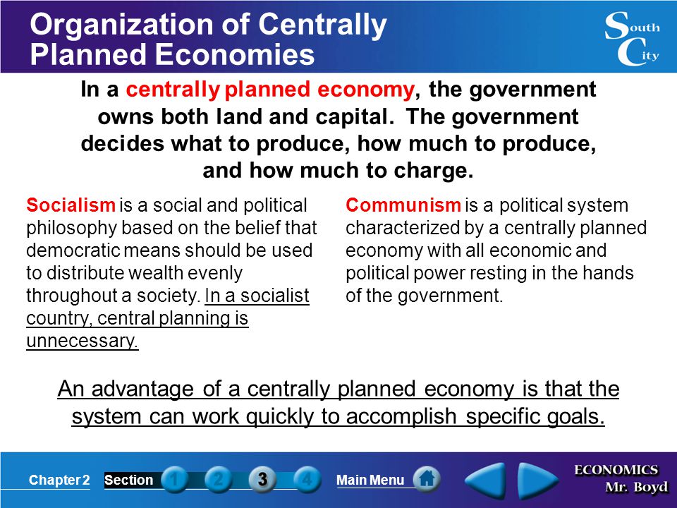 Organization of Centrally Planned Economies