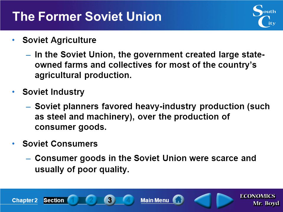 The Former Soviet Union
