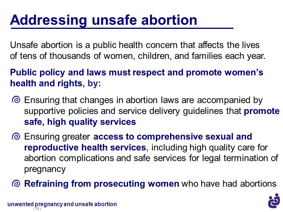 Addressing unsafe abortion