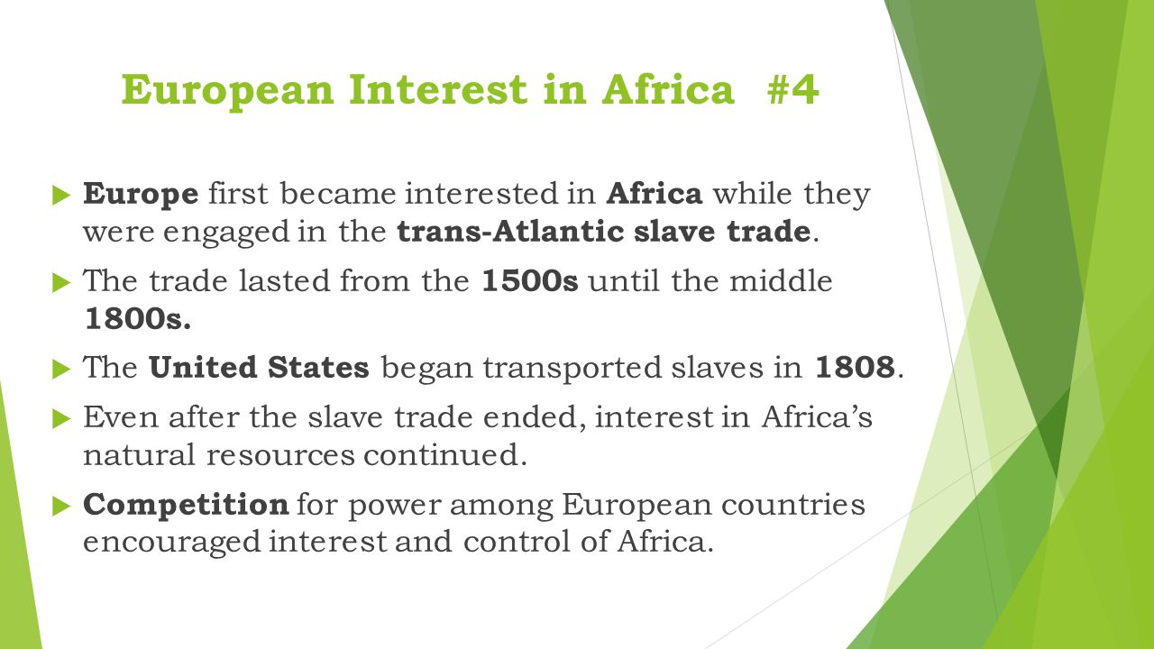 European Interest in Africa #4