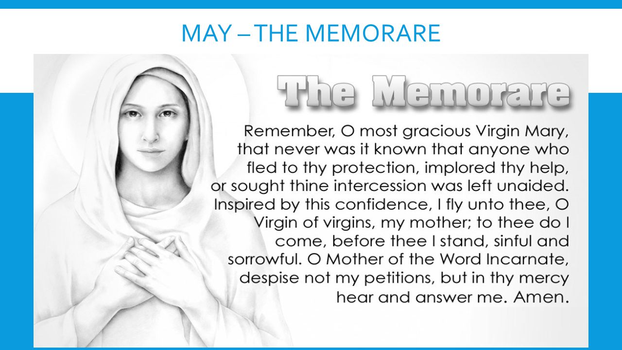 May – the memorare