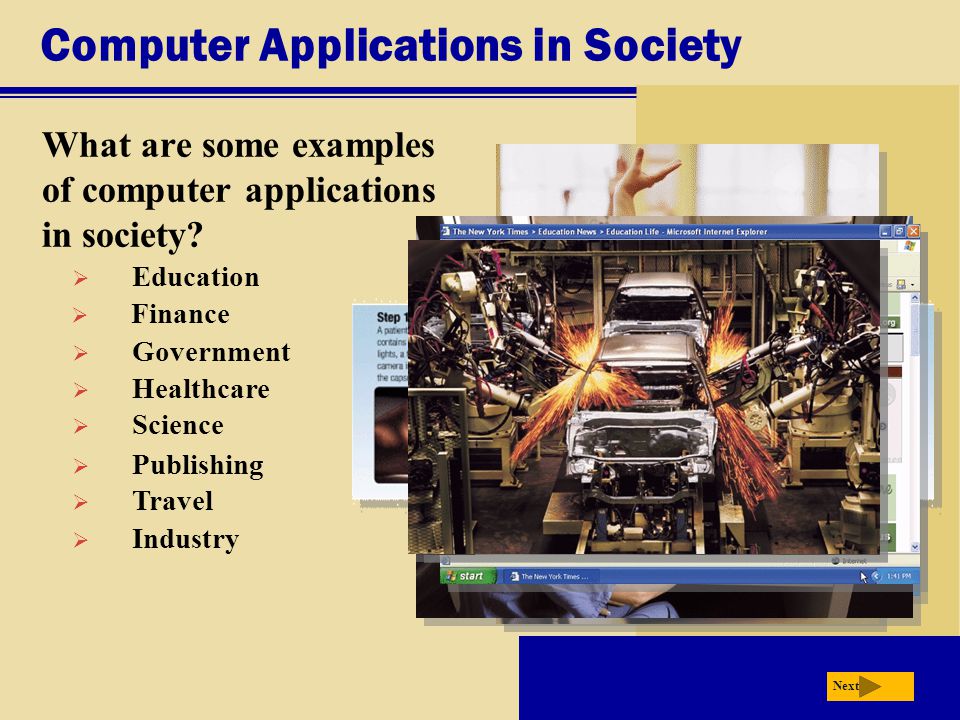 Computer Applications in Society