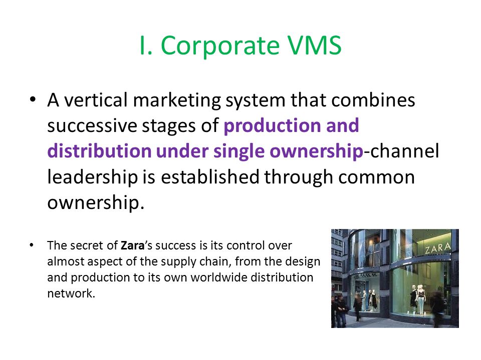 I. Corporate VMS
