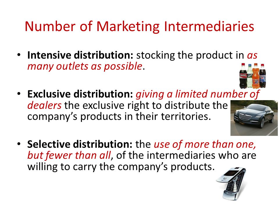 Number of Marketing Intermediaries