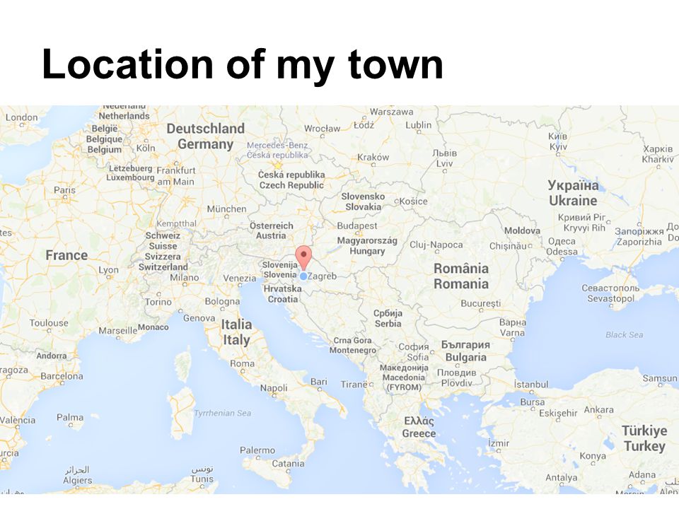 Location of my town