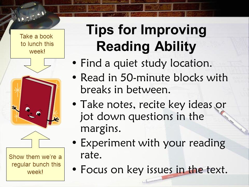 Tips for Improving Reading Ability