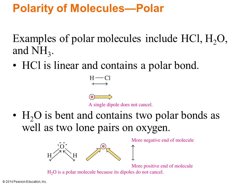 Polarity of Molecules—Polar