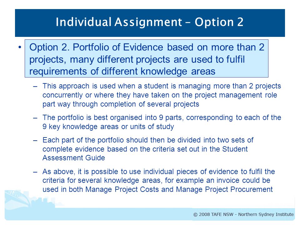 Individual Assignment – Option 2